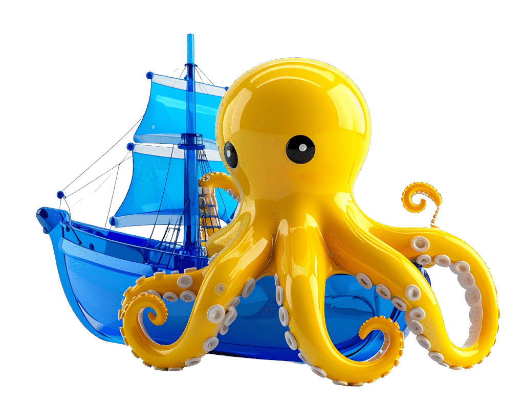 Krake auf boot safe it for me